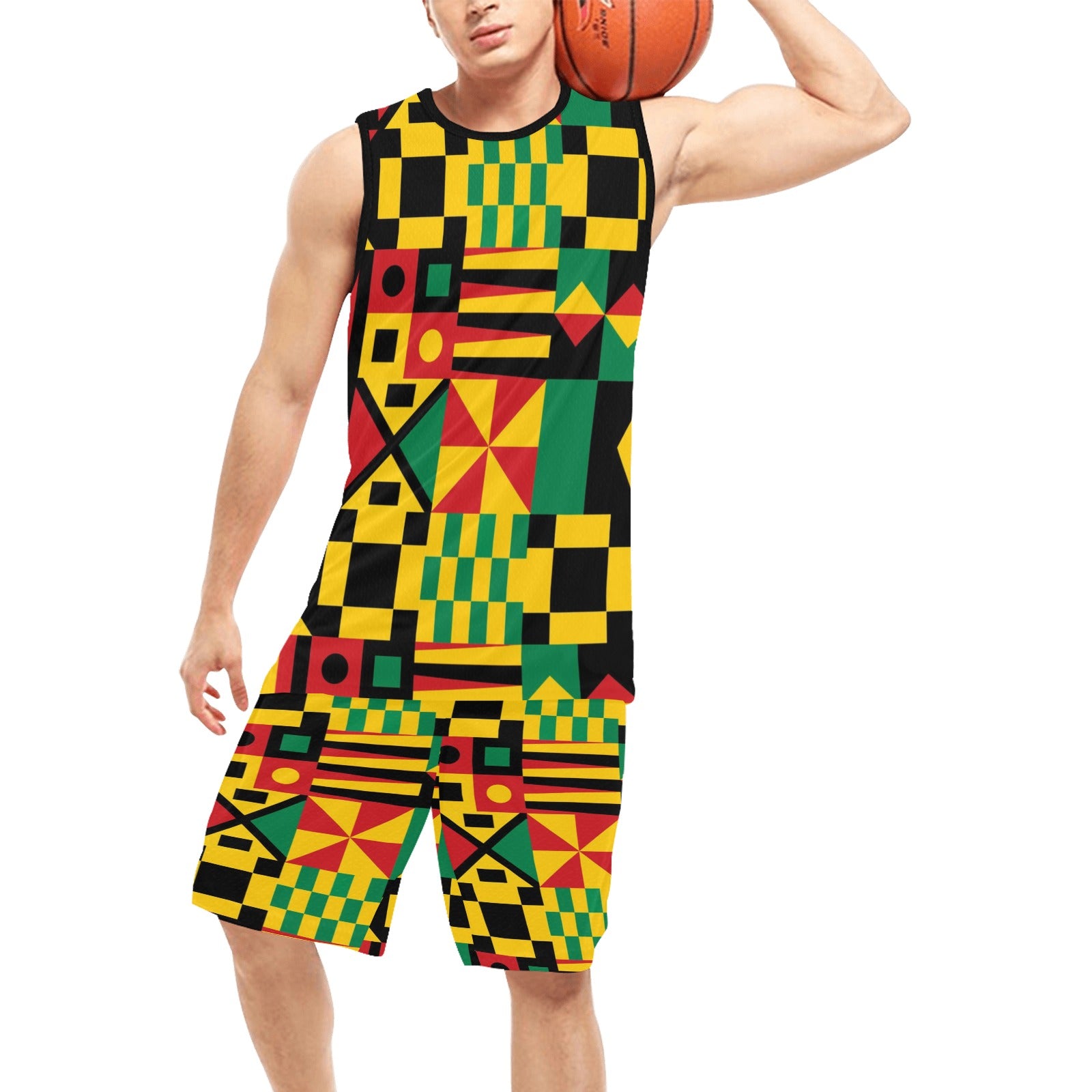 KENTE BUTAN Basketball Uniform with Pocket