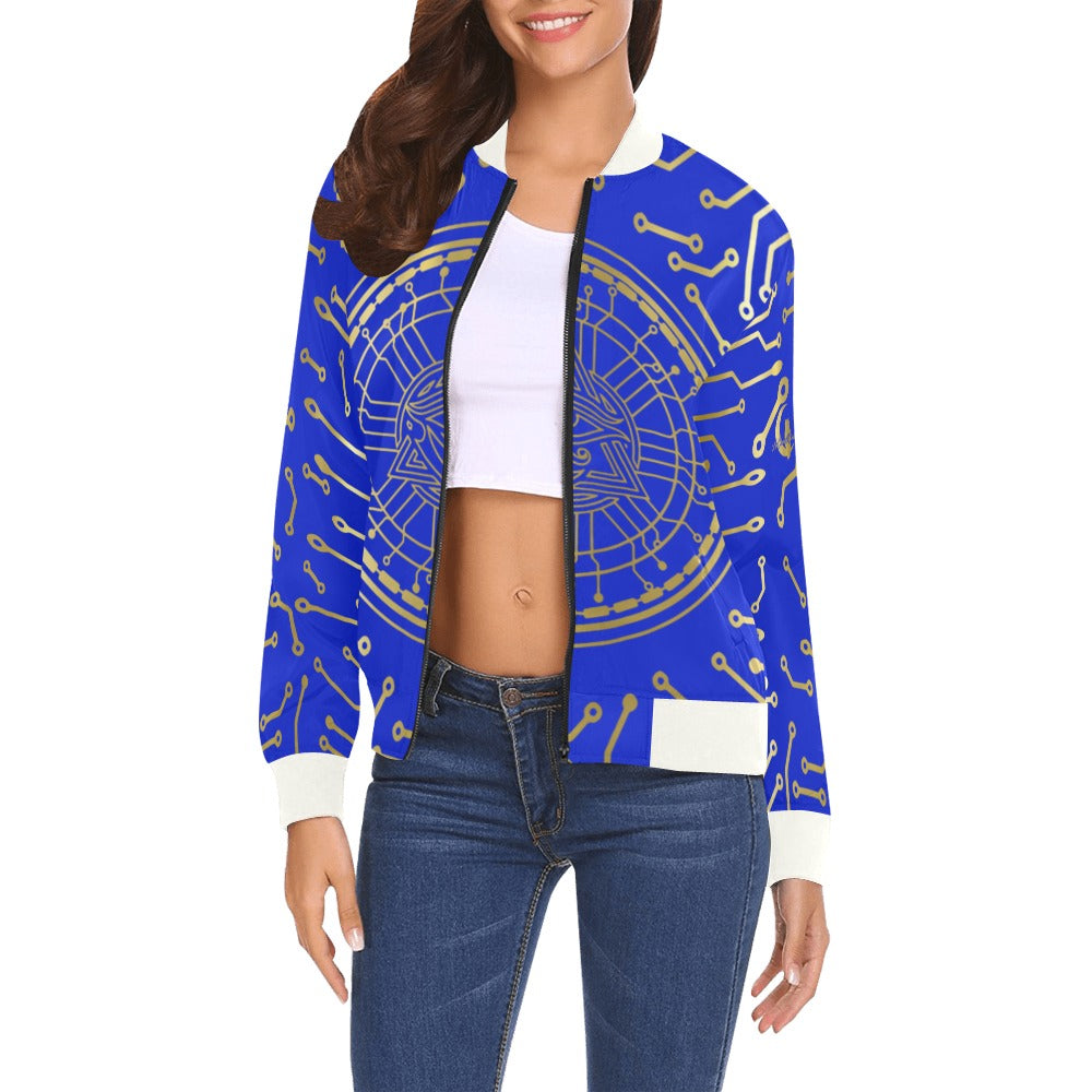 CRYPTO KMT Bomber Jacket for Women
