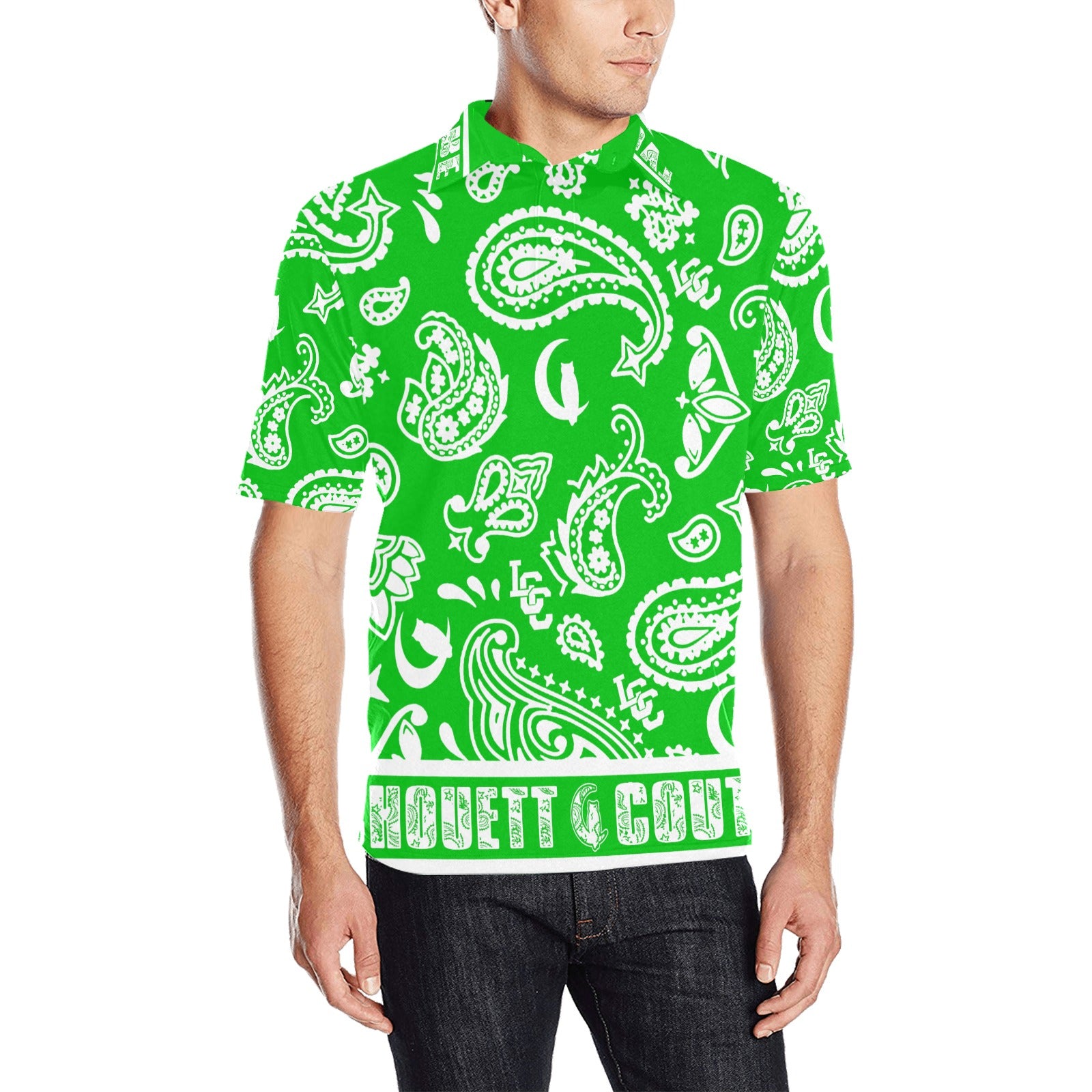 BANDANA PAISLEY All Over Print Polo Shirt