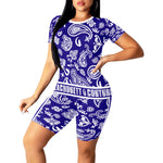 BANDANA PAISLEY Women's Short Yoga Set