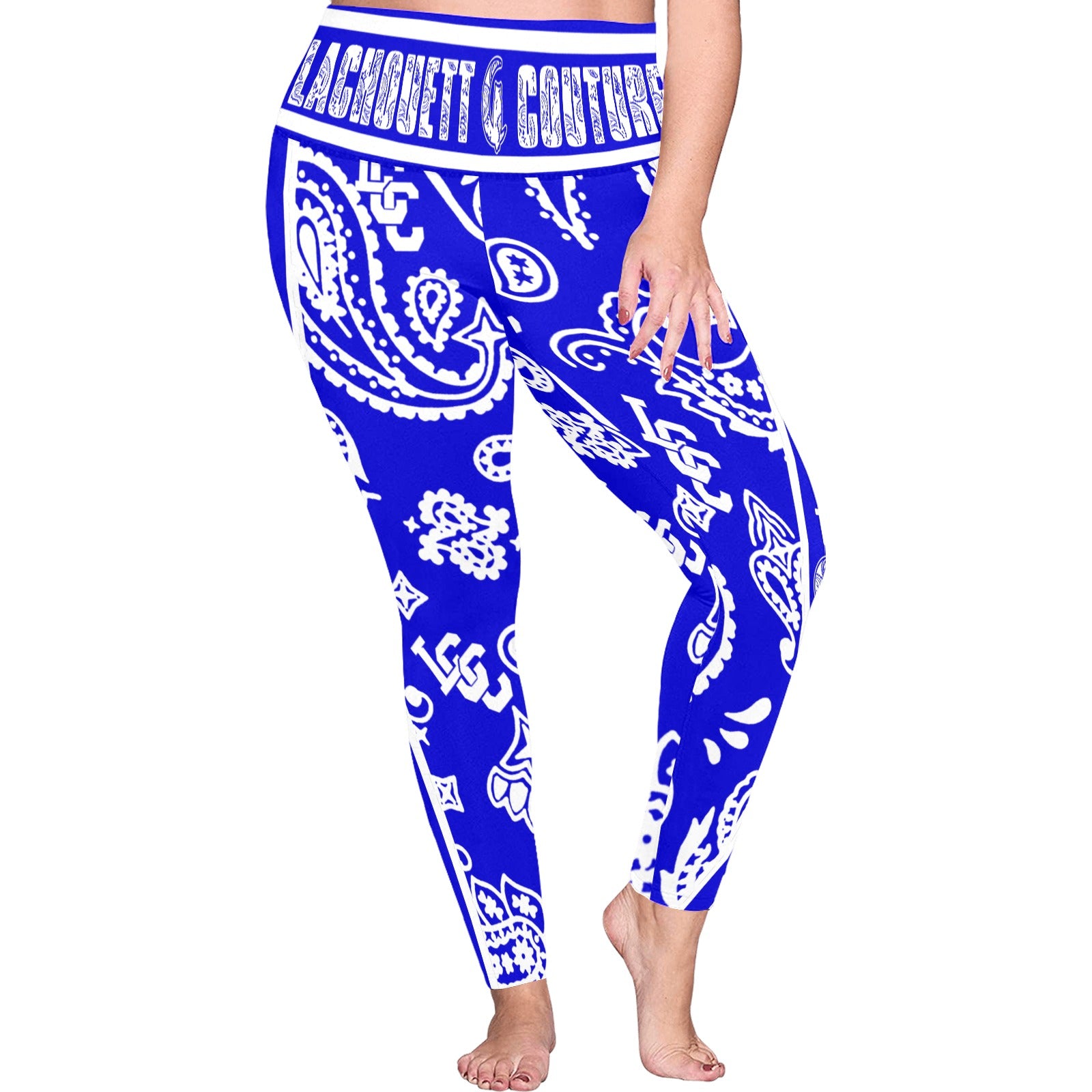 BANDANA PAISLEY Plus Size High Waist Leggings
