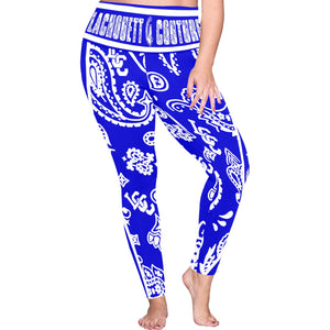 BANDANA PAISLEY Plus Size High Waist Leggings