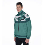 CAMOUFLAGE MORPH Stand Collar Jacket