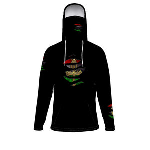 RBG RIPPED Unisex Pullover Hoodie With Mask