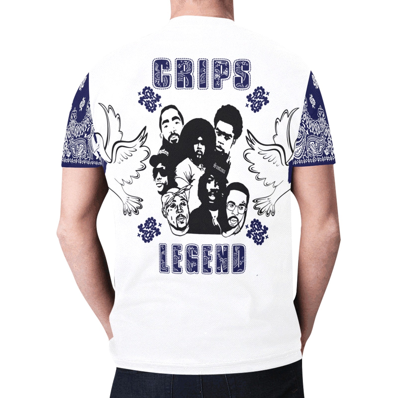 CRIP LEGEND New All Over Print T-shirt for Men