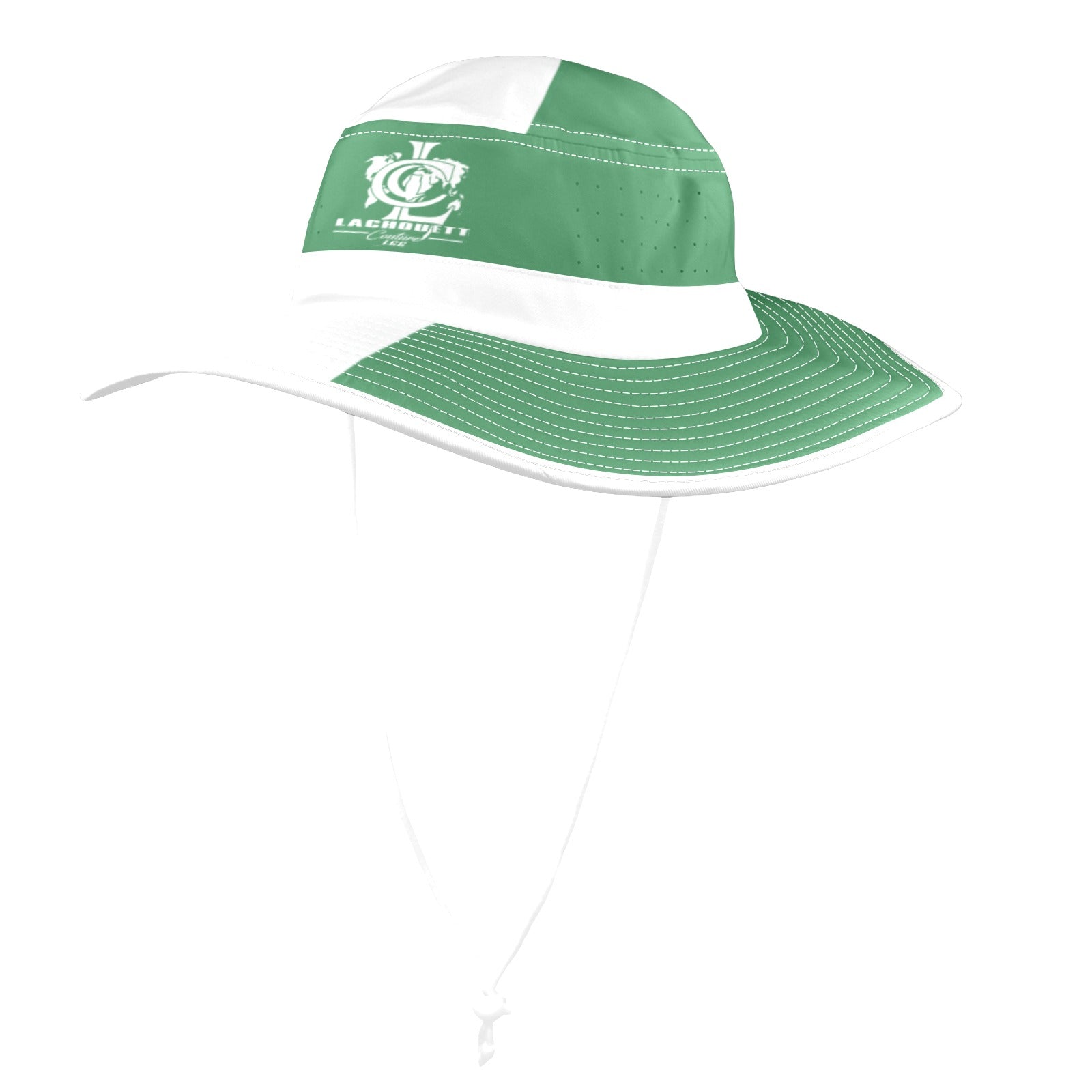 NIGERIA FLAG Wide Brim Bucket Hat