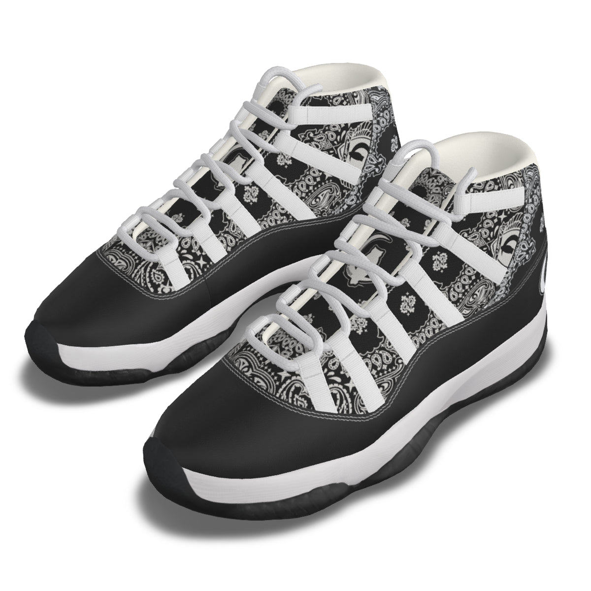BANDANA BLCC Men's High Top Basketball Shoes