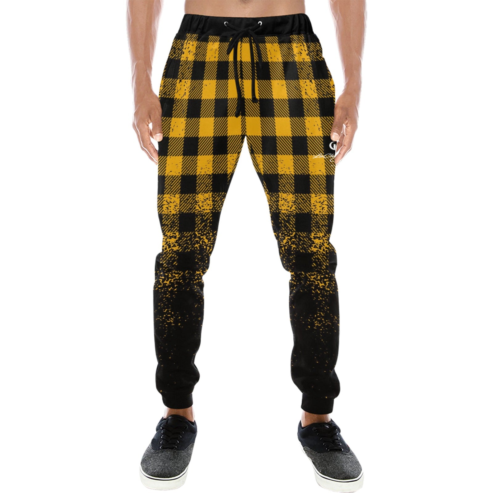 DUSTY PLAID Men's All Over Print Sweatpants
