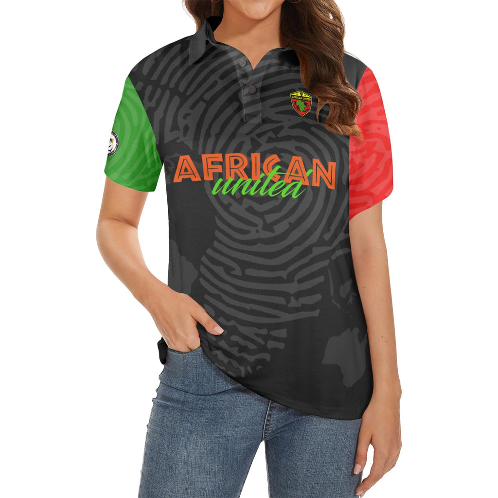 AFRICAN UNITED Print Polo Shirt