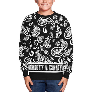 BANDANA PAISLEY Kids' All Over Print Sweatshirt