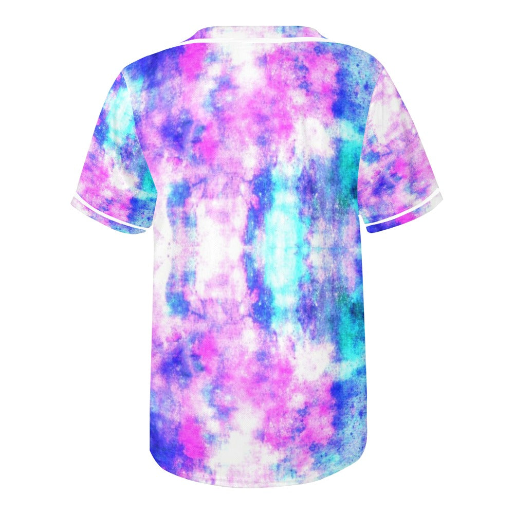 COLORFULL All Over Print Baseball Jersey for Men