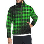 Dusty Plaid Unisex All Over Print Windbreaker