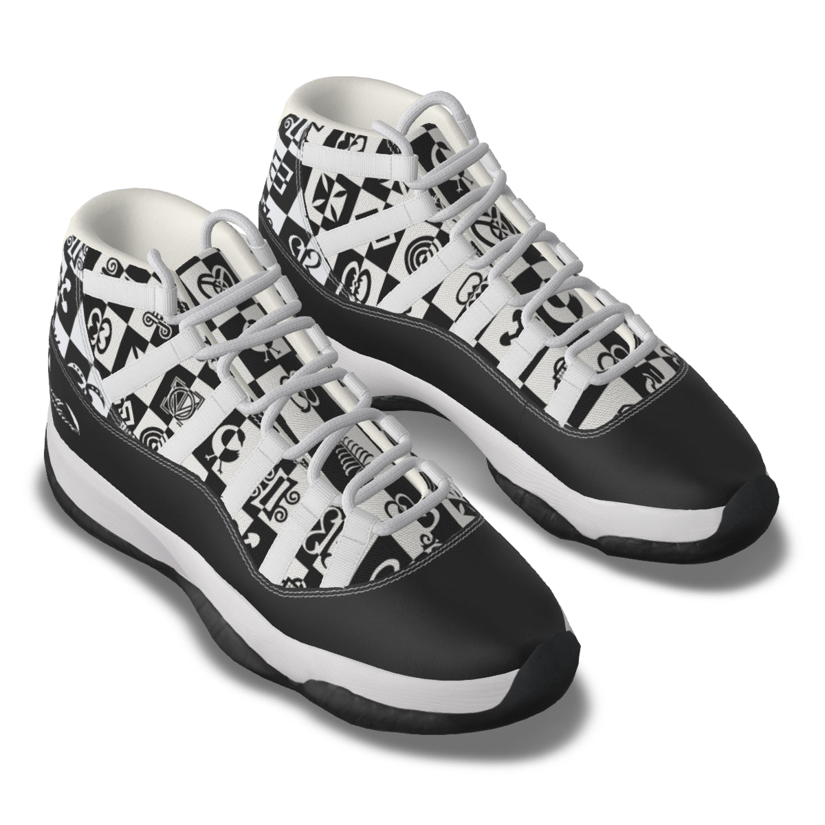 ADINKRA Men's High Top Basketball Shoes