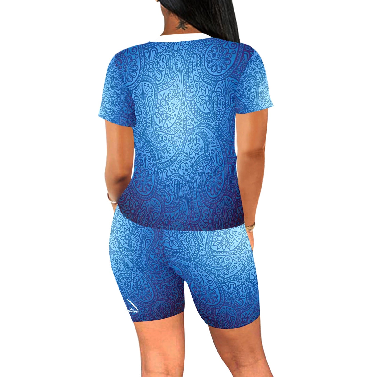 BANDANA LUXURY Cs'UP Women's Short Yoga Set