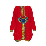 MEDJAY RED Women's Loose Crew Neck shirt