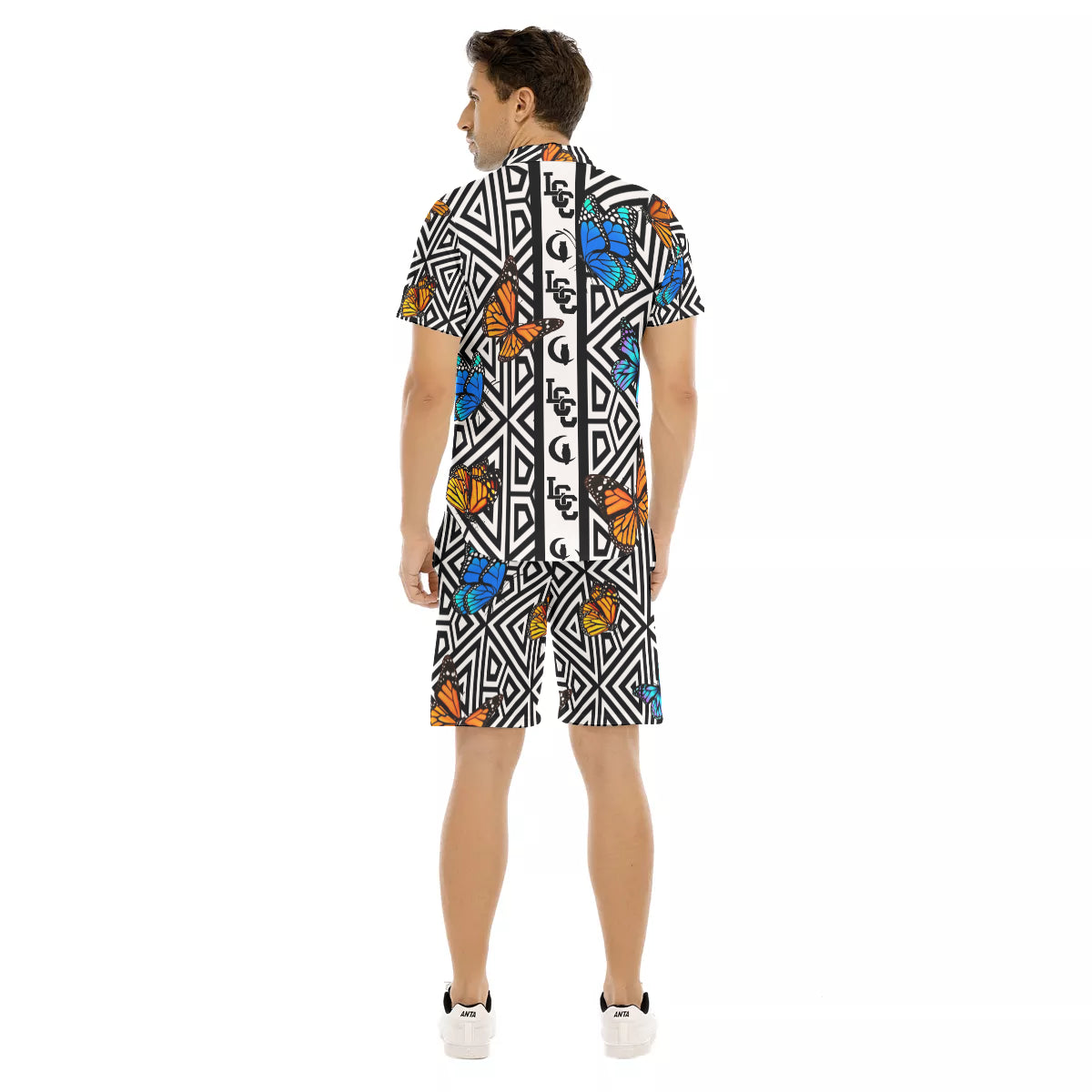 BUTTERFLY LCC Men's Short Sleeve Shirt Sets