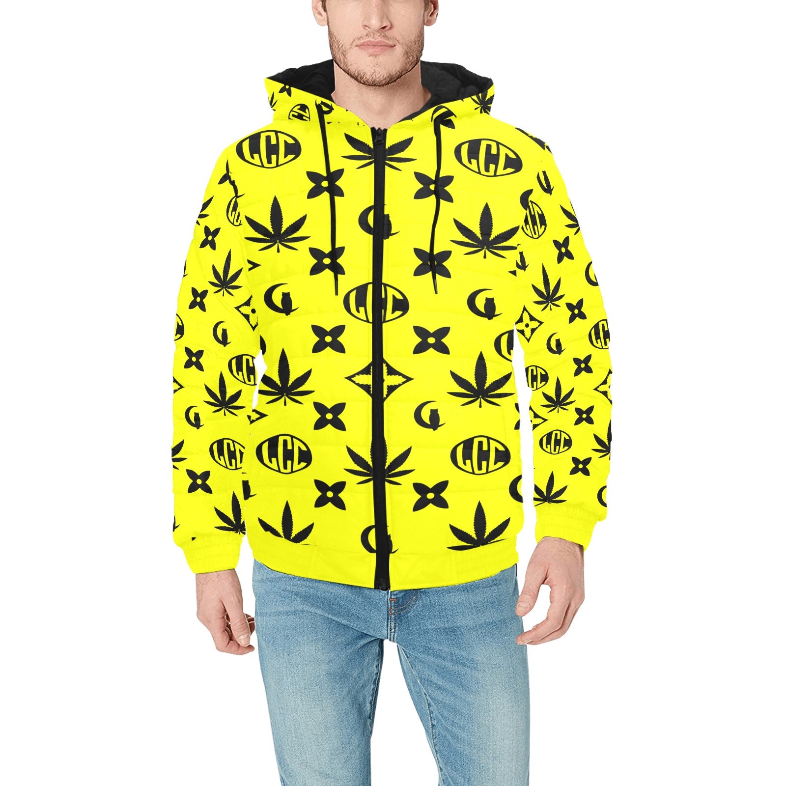 LCC WEEDY Men's Padded Hooded Jacket