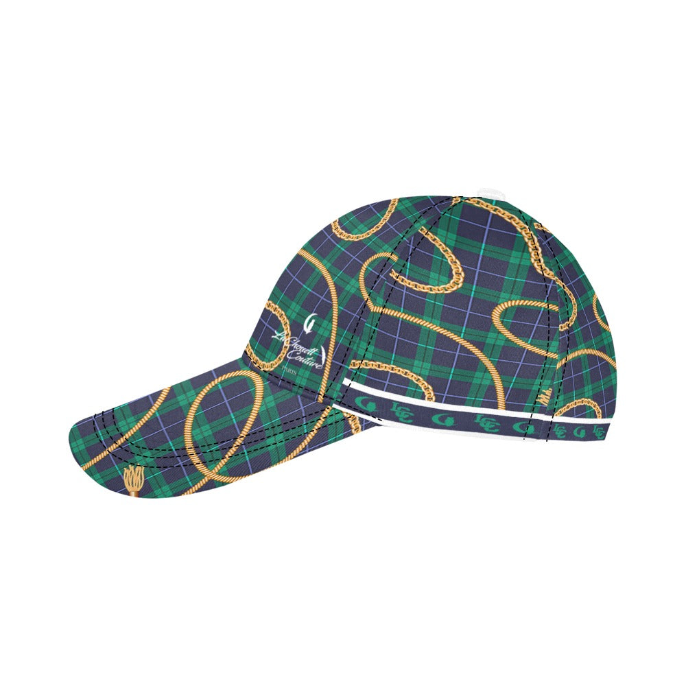 PLAID IN GOLD Dad Cap