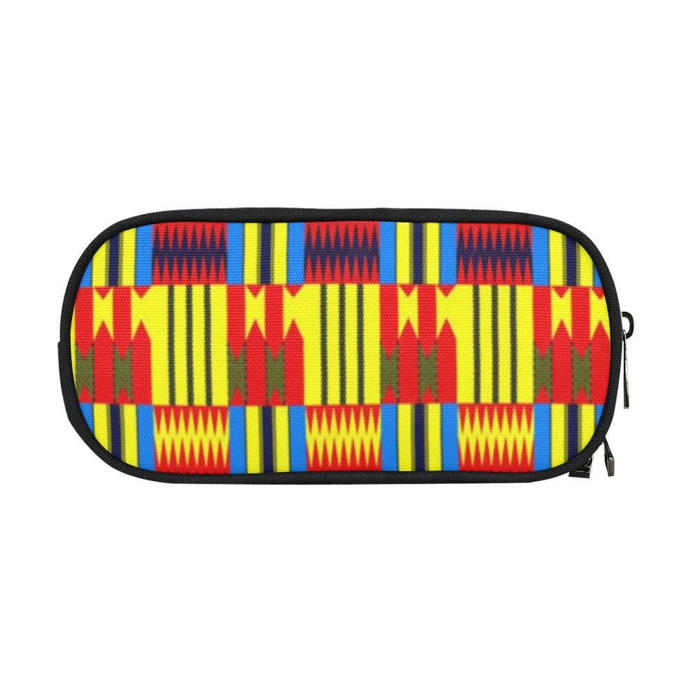 KENTE BLUE Pencil Pouch/Large (Model 1680)
