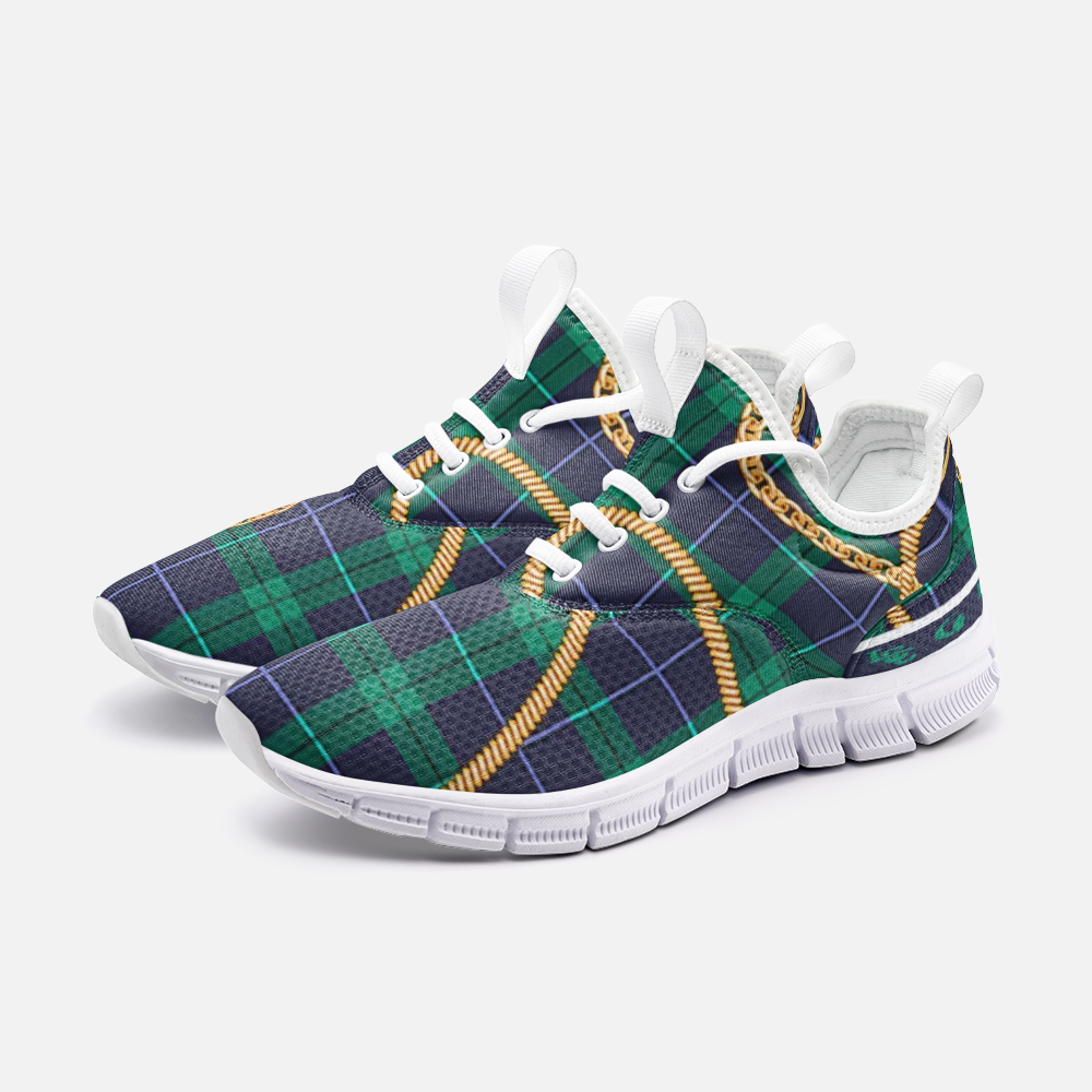 PLAID IN GOLD Unisex Sneaker City Runner