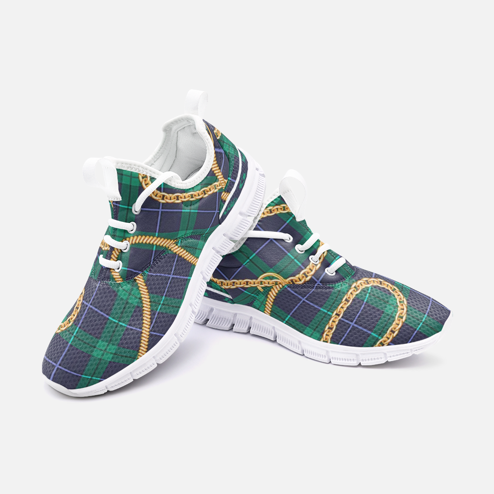 PLAID IN GOLD Unisex Sneaker City Runner