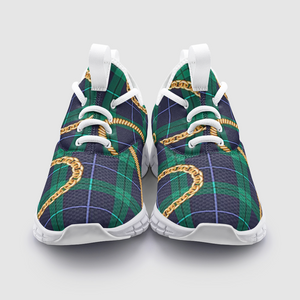 PLAID IN GOLD Unisex Sneaker City Runner
