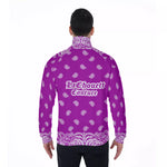 BANDANA FULLY GRAPES Men's Stand Collar Jacket