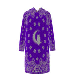 BANDANA GRAPE Long Fleece Windbreaker