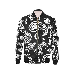 BANDANA PAISLEY Kids' All Over Print Bomber Jacket