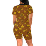 LCC WEEDY COLORS Women's Short Yoga Set