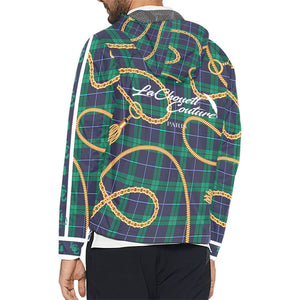 PLAID IN GOLD Unisex All Over Print Windbreaker