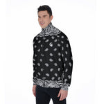 BANDANA FULLY BLC Men's Stand Collar Jacket