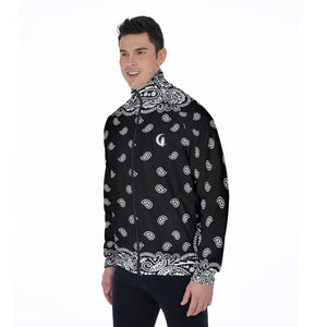 BANDANA FULLY BLC Men's Stand Collar Jacket