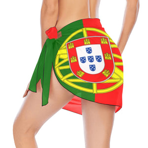 PORTUGAL FLAG Beach Sarong Wrap