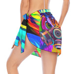 COLORING OWL Beach Sarong Wrap