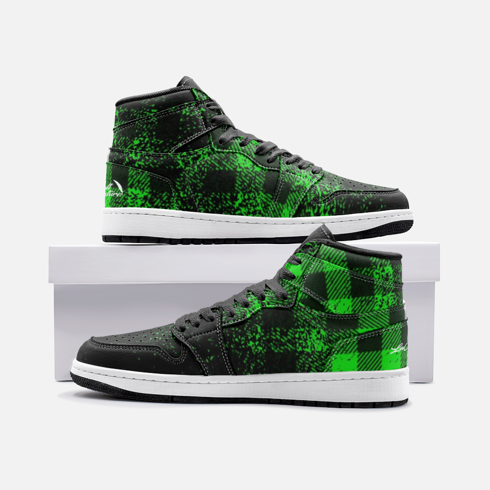 DUSTY PLAID GREEN Unisex Sneaker TR