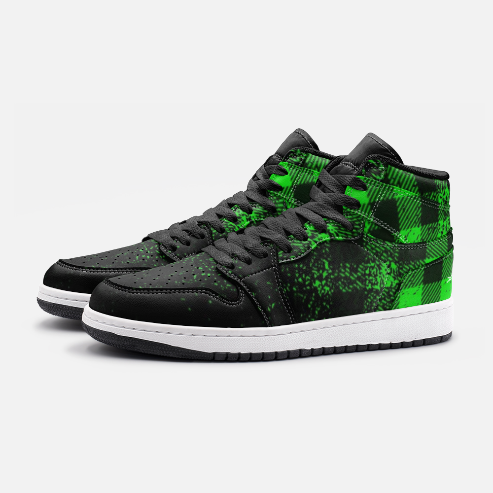 DUSTY PLAID GREEN Unisex Sneaker TR