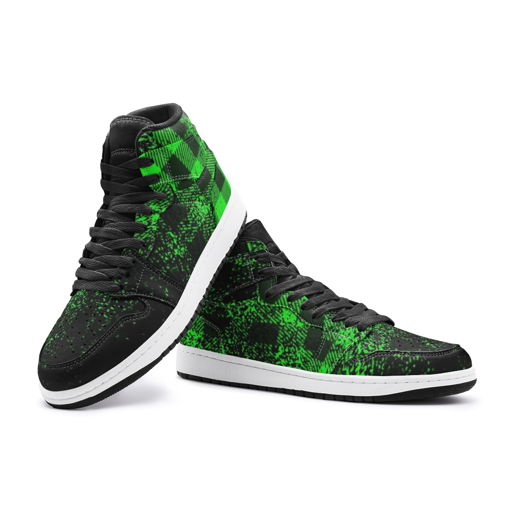 DUSTY PLAID GREEN Unisex Sneaker TR