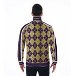 ARLEQUIN GRAPES Stand Collar Jacket