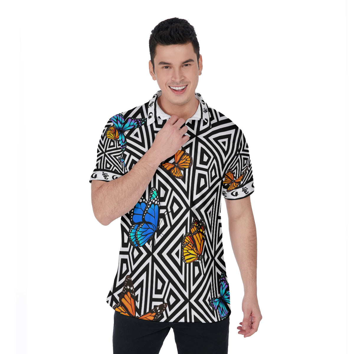 BUTTERLY LCC Men's Polo Shirt