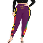 KENTE BUTAN High Waist Leggings