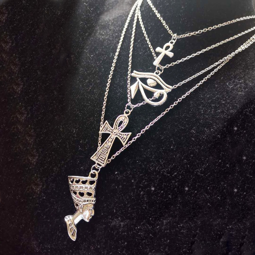 Multilayer Egyptian Necklace