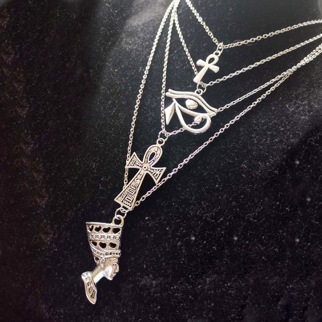 Multilayer Egyptian Necklace