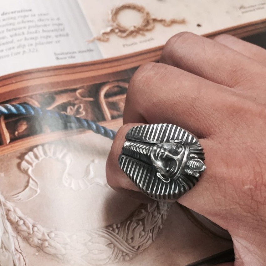 Tutankhamun Ring Stainless Steel