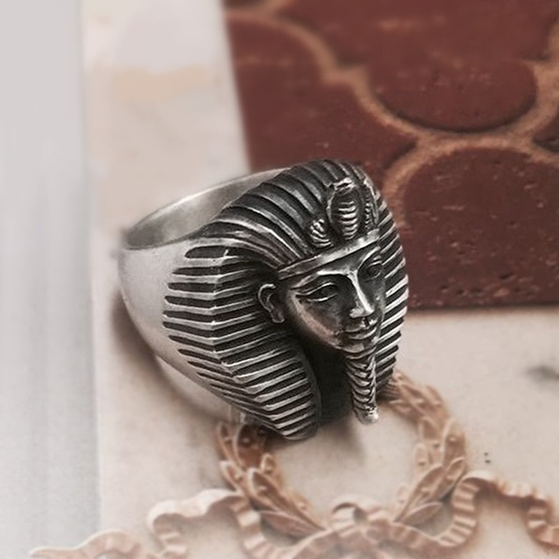 Tutankhamun Ring Stainless Steel