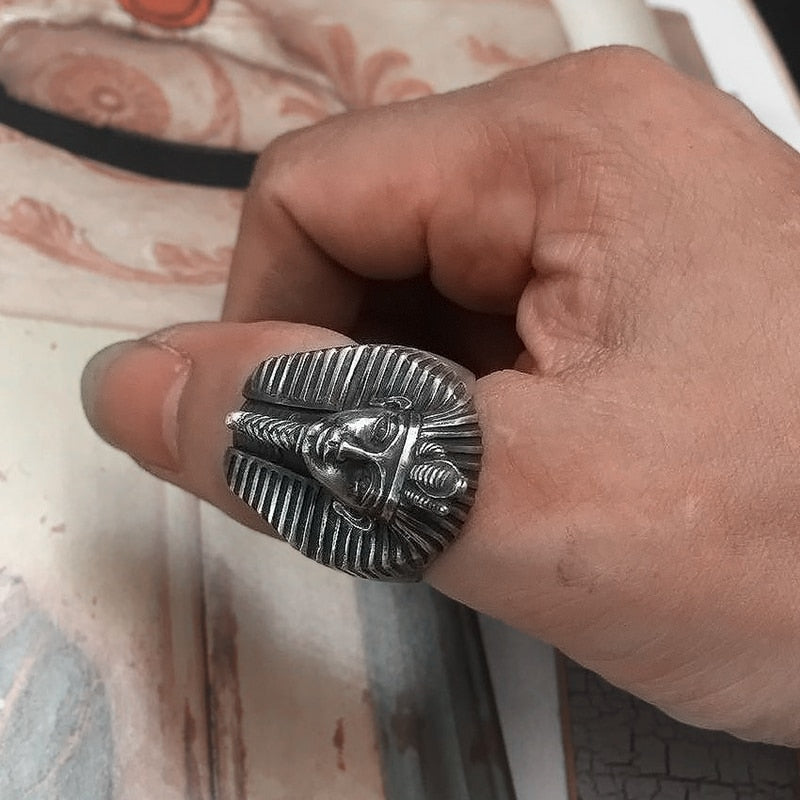 Tutankhamun Ring Stainless Steel