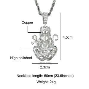 Iced Out Bling Anubis Necklaces