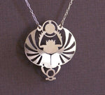 Winged Scarab symbolizing creation and rebirth pendant