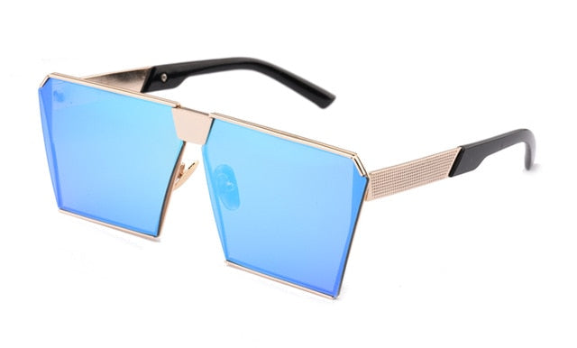 Square Hip Hop Fashion Designer Mirror Sunglasses