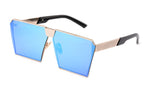 Square Hip Hop Fashion Designer Mirror Sunglasses